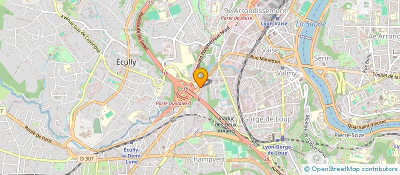 localisation de l'entreprise SCI R.E.A ACTIFS  TASSIN-LA-DEMI-LUNE