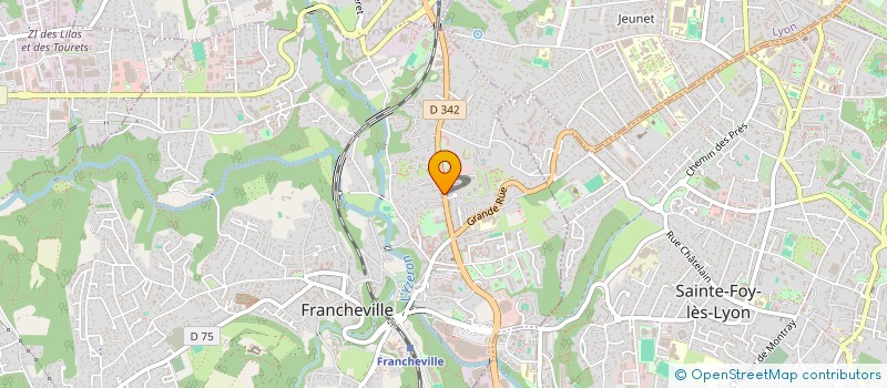 localisation de l'entreprise SCI R.E.L.J  FRANCHEVILLE