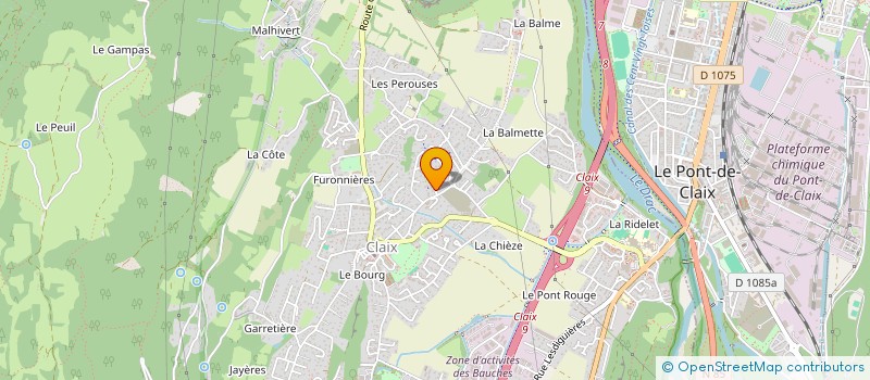 localisation de l'entreprise SCI R.E.M.T.  CLAIX