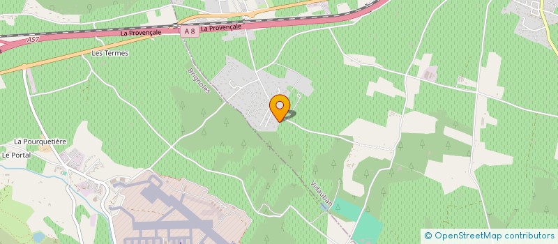 localisation de l'entreprise SCI R ET B  VIDAUBAN