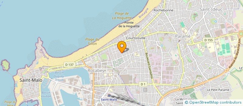 localisation de l'entreprise SCI R F C N  SAINT-MALO