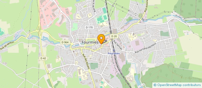 localisation de l'entreprise SCI R.F.D.D.  FOURMIES