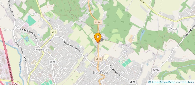 localisation de l'entreprise SCI R & F IMMO  BRUGUIERES