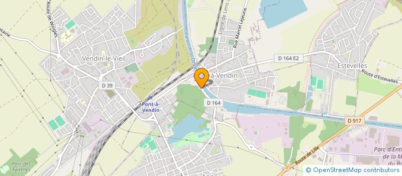 localisation de l'entreprise SCI R F INVESTISSEMENTS  PONT-A-VENDIN