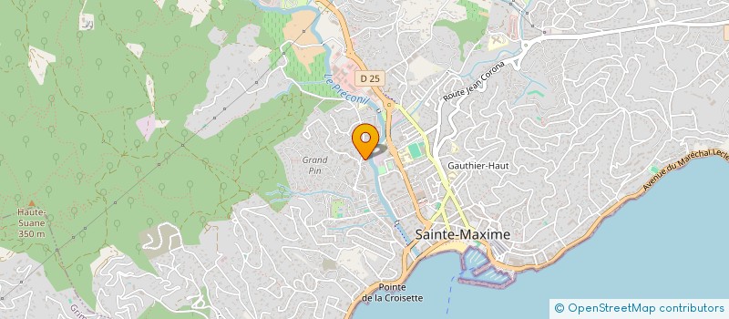 localisation de l'entreprise SCI R.F.M. à SAINTE-MAXIME