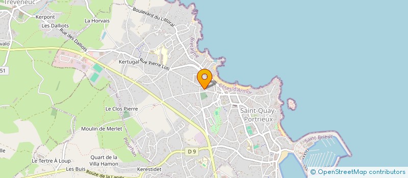 localisation de l'entreprise SCI R.F.M IMMOBILIER  SAINT-QUAY-PORTRIEUX