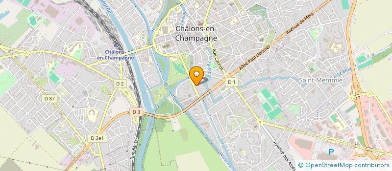 localisation de l'entreprise SCI R.G  CHALONS-EN-CHAMPAGNE