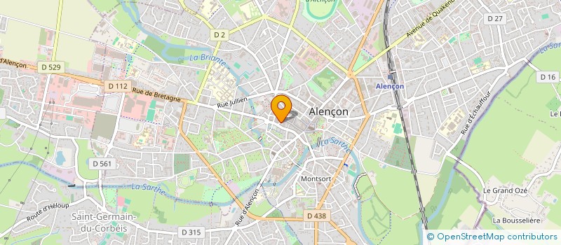 localisation de l'entreprise SCI R.G. à ALENCON