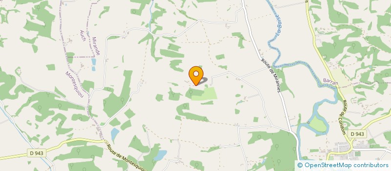 localisation de l'entreprise SCI R G LA GASCOGNE  L'ISLE-DE-NOE