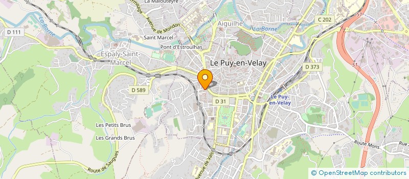 localisation de l'entreprise SCI R.G.M.  LE PUY-EN-VELAY