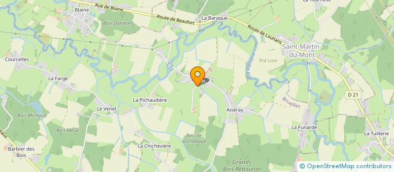 localisation de l'entreprise SCI R.G.R.  BRUAILLES