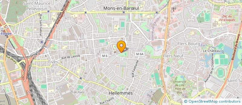 localisation de l'entreprise SCI R.H. à LILLE
