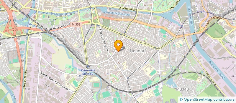 localisation de l'entreprise SCI R.I.A.L. à STRASBOURG