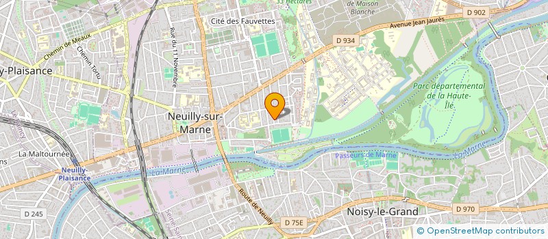 localisation de l'entreprise SCI R.I.O  NEUILLY-SUR-MARNE