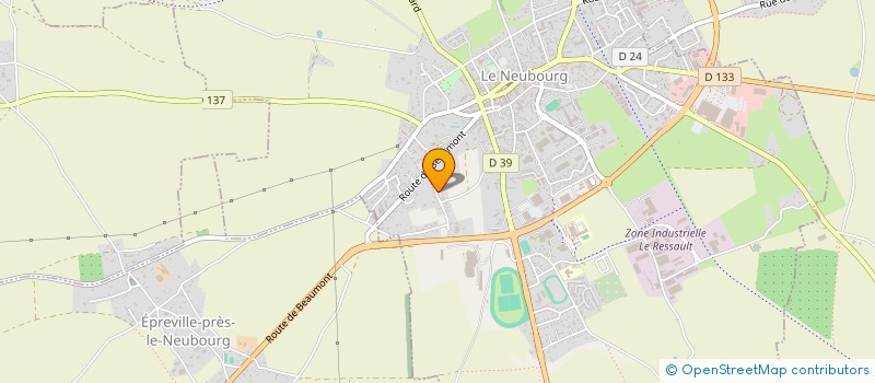 localisation de l'entreprise SCI R.I.T.A.  LE NEUBOURG