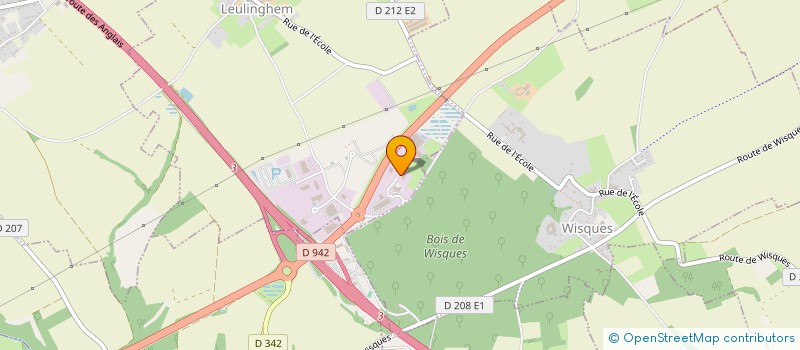 localisation de l'entreprise SCI R-ING  LEULINGHEM