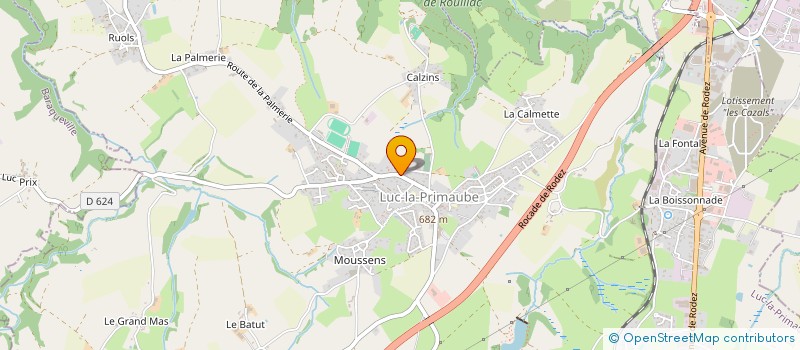 localisation de l'entreprise SCI R. INVESTISSEMENTS  LUC-LA-PRIMAUBE