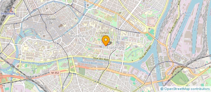 localisation de l'entreprise SCI R.J  STRASBOURG