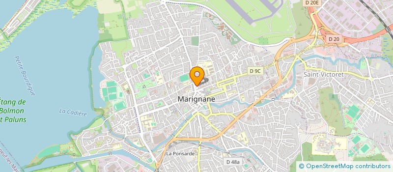 localisation de l'entreprise SCI R & J  MARIGNANE