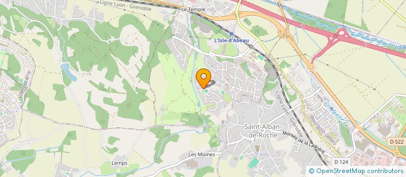 localisation de l'entreprise SCI R.J.  L'ISLE-D'ABEAU
