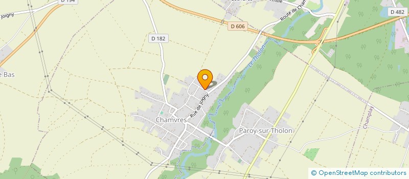 localisation de l'entreprise SCI R.J.K  CHAMVRES