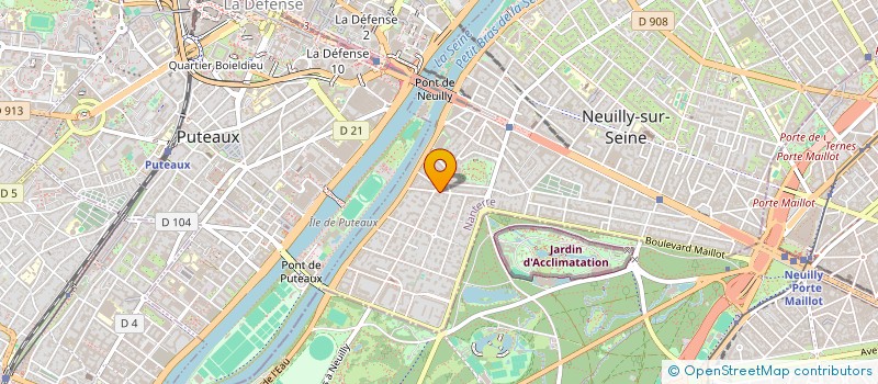 localisation de l'entreprise SCI R.J.W. à NEUILLY-SUR-SEINE