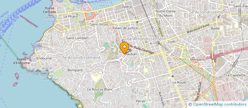 localisation de l'entreprise SCI R K à MARSEILLE