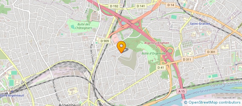 localisation de l'entreprise SCI R.K.  ARGENTEUIL