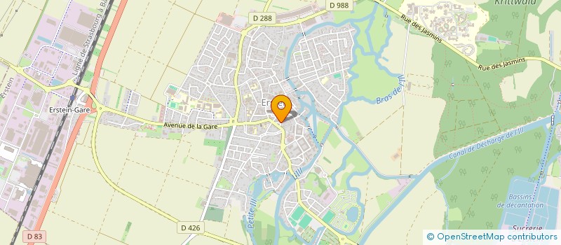 localisation de l'entreprise SCI R.K.I  ERSTEIN