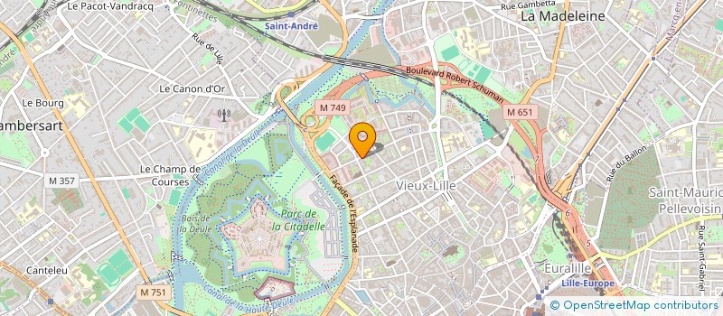 localisation de l'entreprise SCI R.L. à LILLE