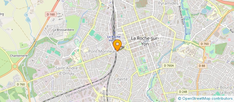 localisation de l'entreprise SCI R.L. à LA ROCHE-SUR-YON