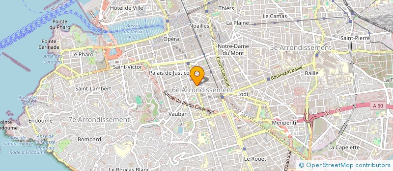 localisation de l'entreprise SCI R.L.  MARSEILLE