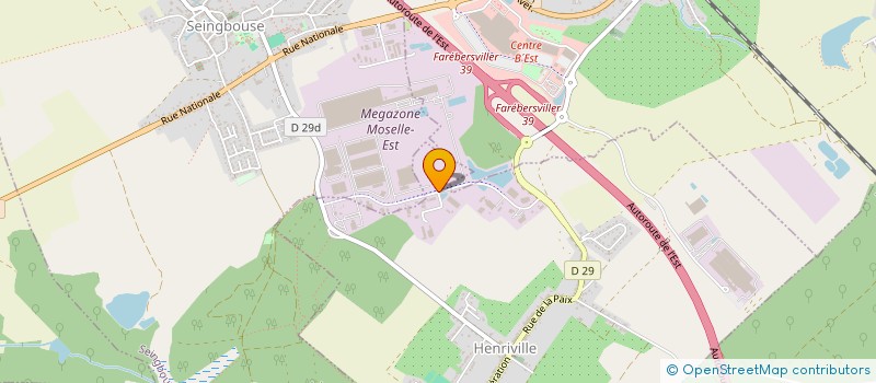 localisation de l'entreprise SCI R & L  HENRIVILLE