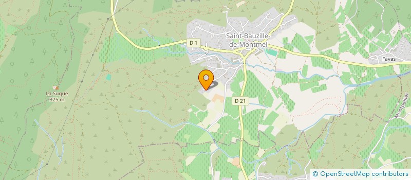 localisation de l'entreprise SCI R&L IMMOBILIER  SAINT-BAUZILLE-DE-MONTMEL