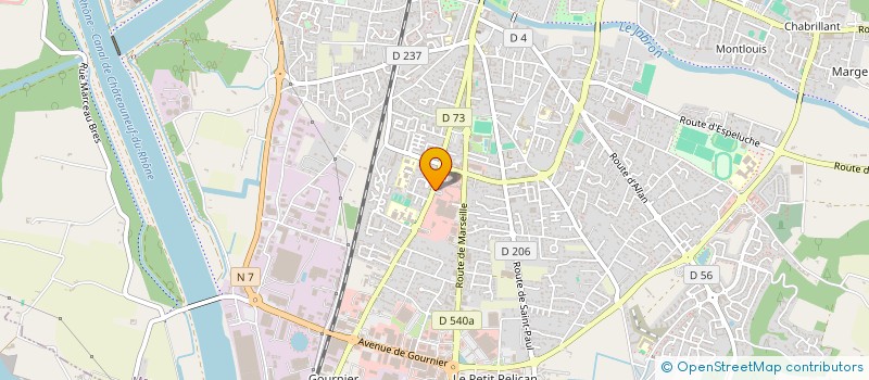 localisation de l'entreprise SCI R&L PATRIMOINE  MONTELIMAR