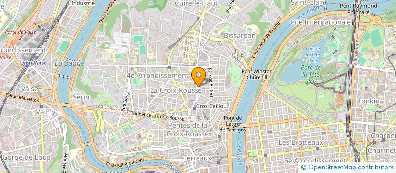 localisation de l'entreprise SCI R.L.S.  LYON