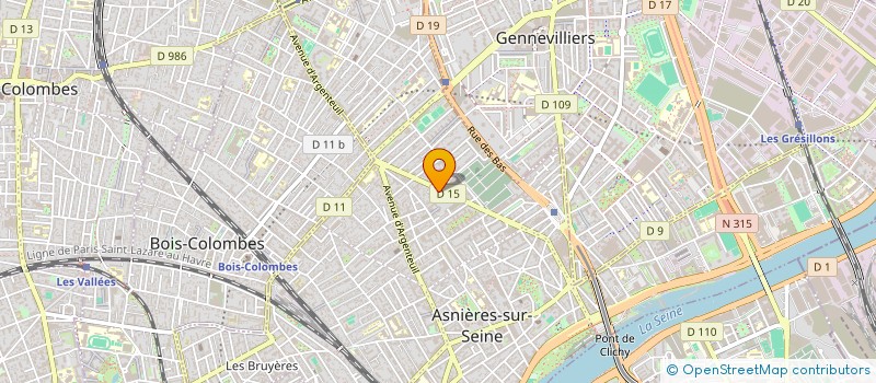 localisation de l'entreprise SCI R&L'S à ASNIERES-SUR-SEINE