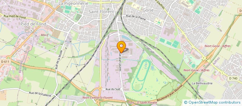localisation de l'entreprise SCI R-LOC  NIORT