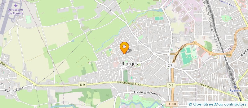 localisation de l'entreprise SCI R.M à RIORGES