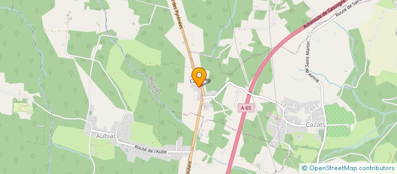 localisation de l'entreprise SCI R M  MAZERES