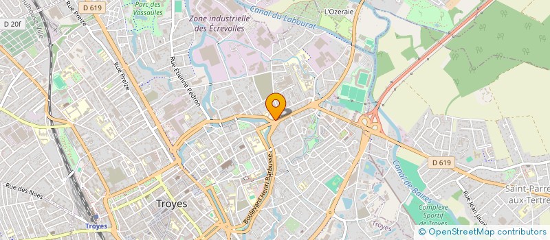 localisation de l'entreprise SCI R M A à TROYES