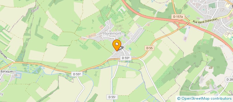 localisation de l'entreprise SCI R M A C  FLOREMONT