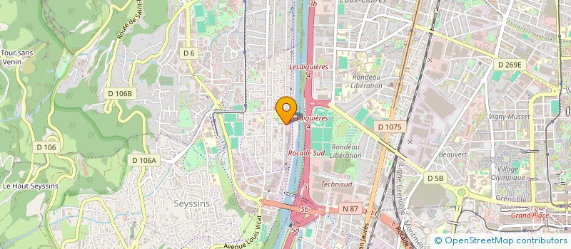 localisation de l'entreprise SCI R M B à SEYSSINS