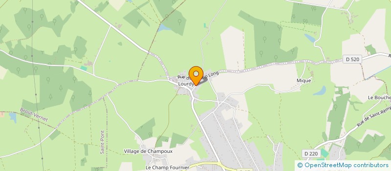 localisation de l'entreprise SCI R.M.D.  SAINT-DIDIER-LA-FORET