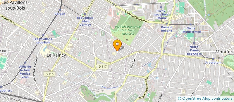 localisation de l'entreprise SCI R.M.D à CLICHY-SOUS-BOIS