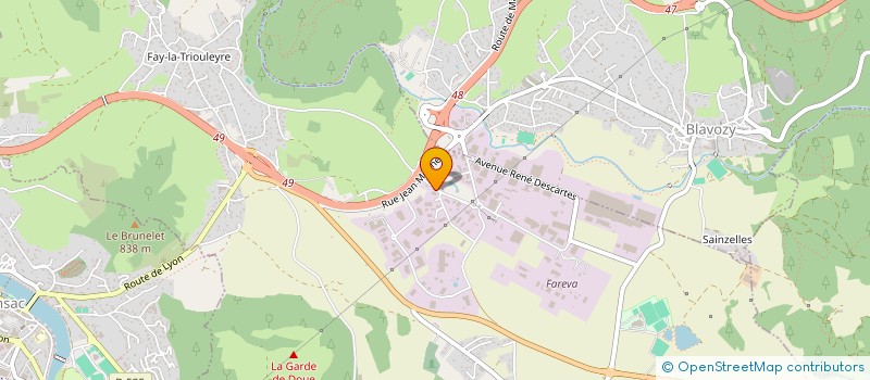 localisation de l'entreprise SCI R.M.E.  SAINT-GERMAIN-LAPRADE