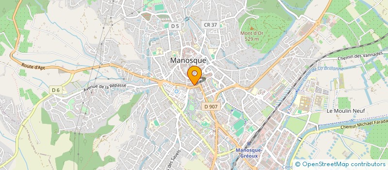 localisation de l'entreprise SCI R M G à MANOSQUE