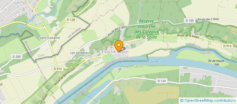 localisation de l'entreprise SCI R.M.J.  HAUTE-ISLE