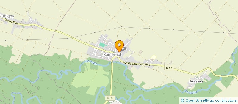 localisation de l'entreprise SCI R.M.S.L.  RAMERUPT
