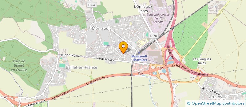 localisation de l'entreprise SCI R&MR  BAILLET-EN-FRANCE